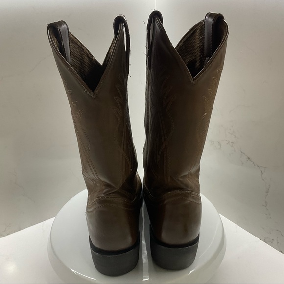 Justin Boots Crazy Cow Leather men’s JB1100 Size 8.5 D - Picture 6 of 10